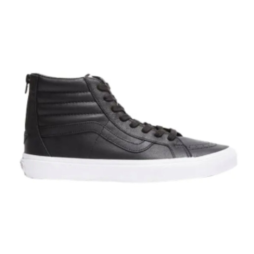 Women's High-Top Leather Vans size US 9.5